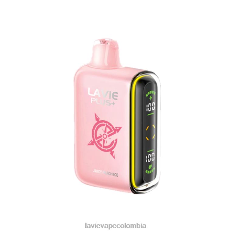 jugoso hielo de durazno LAVIE PLUS 15000 bocanadas RZB6299 | Lavie Vape Bogotá
