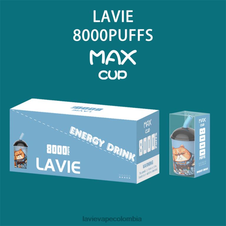 bebida energética LAVIE Max Cup 8000 bocanadas RZB62259 | Lavie Vape Bogotá